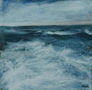 acrylic on paper 17 x 17cms